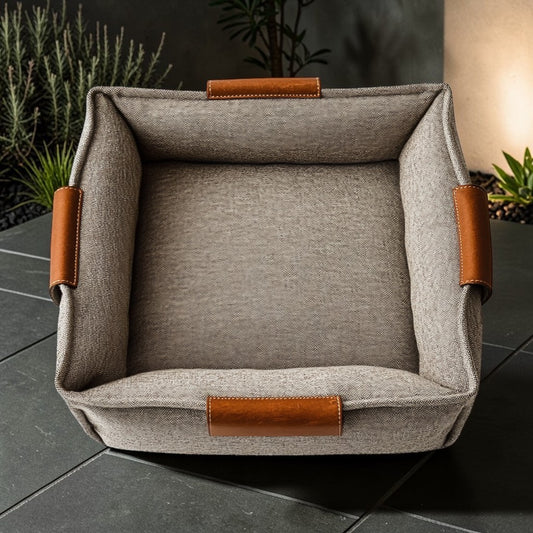 Padon Artisan Dog Bed - 100% Natural Sustainable Canvas - Professional Grade Fiber Integrity - Heavy Duty - Heritage Series